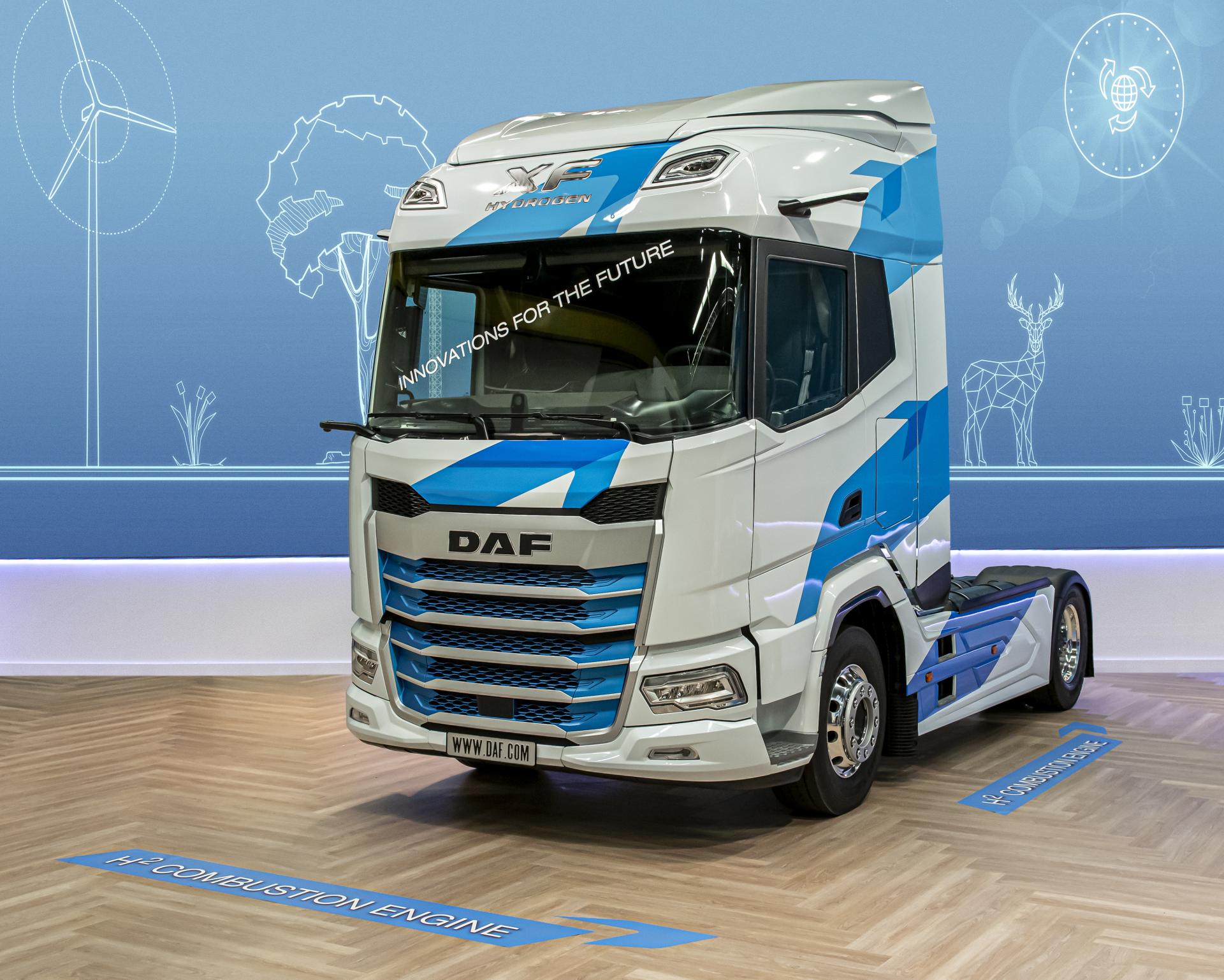 01 new generation daf xf prototype featuring hydrogen technology