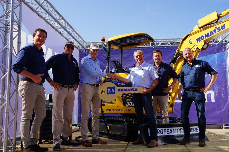 BIA sells the first Komatsu electric mini excavator in Europe