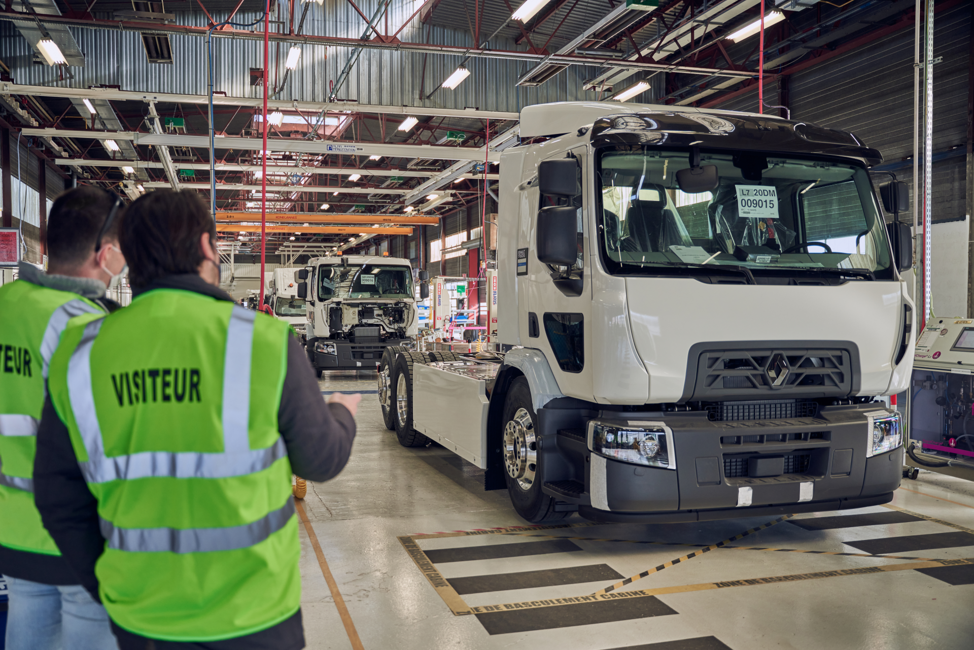 RENAULT-1,000 ELECTRIC TRUCKS PRODUCED AT THE RENAULT TRUCKS PLANT IN BLAINVILLE-SUR-ORNE