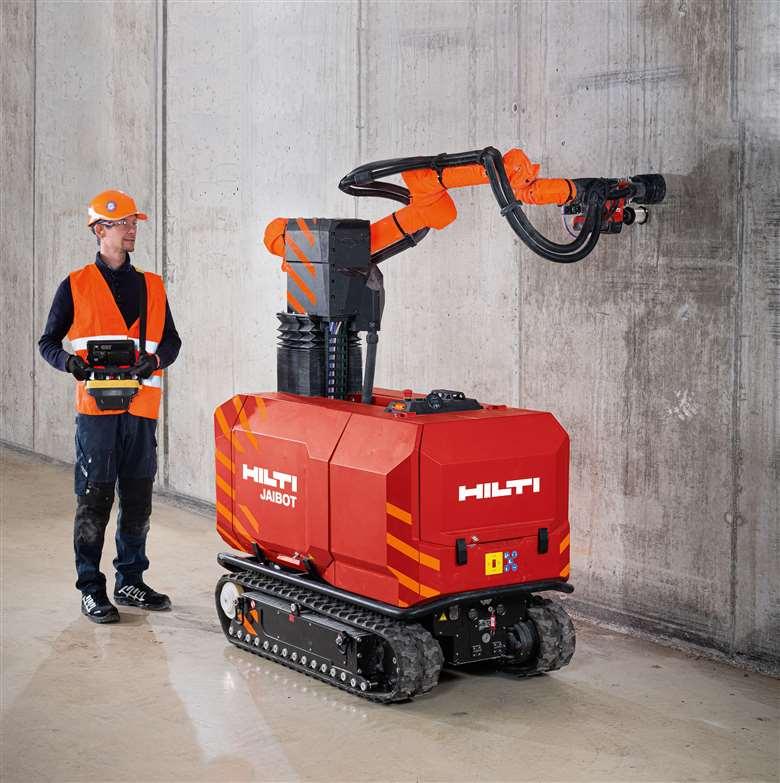 NJC.© - HILTI-New features for semi-autonomous mobile drilling robot