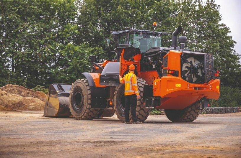 Hitachi ZW310-7 wheel loader takes centre stage at Intermat