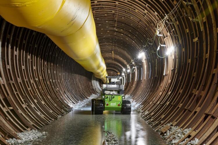 NJC.© - Webuild introduces tunnel-exploring robot