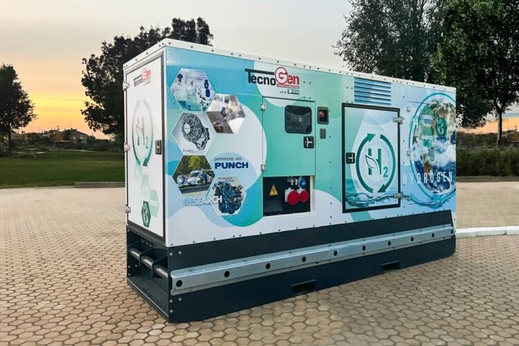 Punch Group has teamed up with Italian generator company Tecnogen to develop a hydrogen powered generator with a flywheel system.