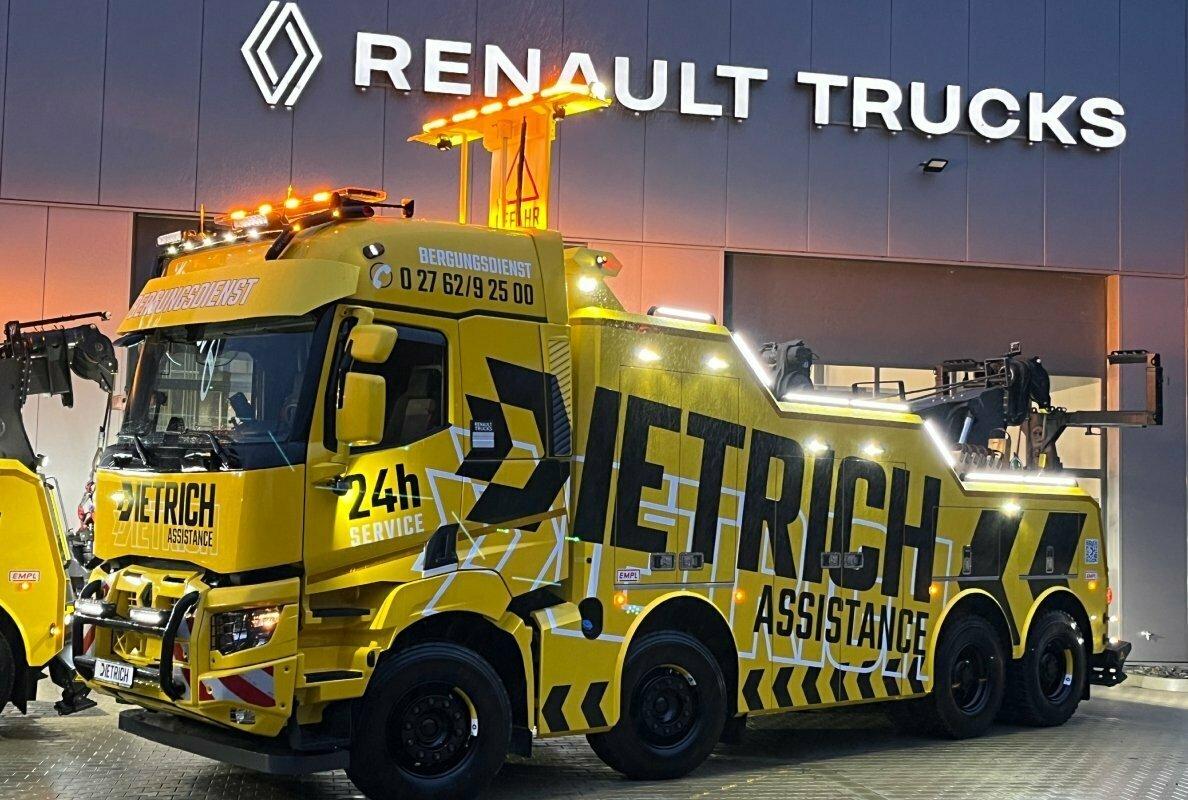 RENAULT-Innovation at the roadside: Renault Trucks K sets new standards in the towing and recovery sector