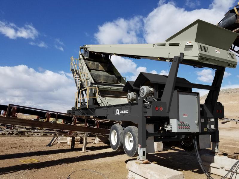 NJC.© - Astec Industries Launches PTSC2818VM Portable High Frequency Screen Plant