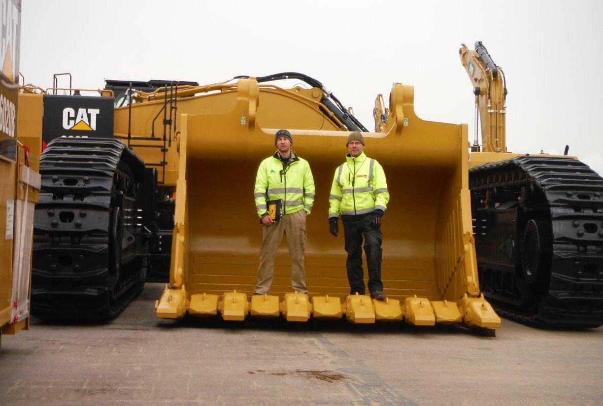 Bucyrus excavator bucket 1a7