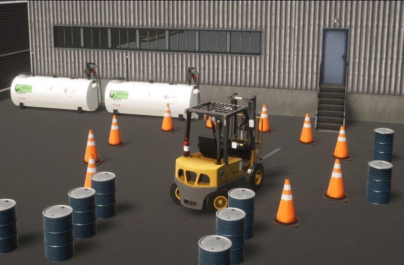 CM Labs upgrades Forklift Simulator Training Pack for Ports and Construction