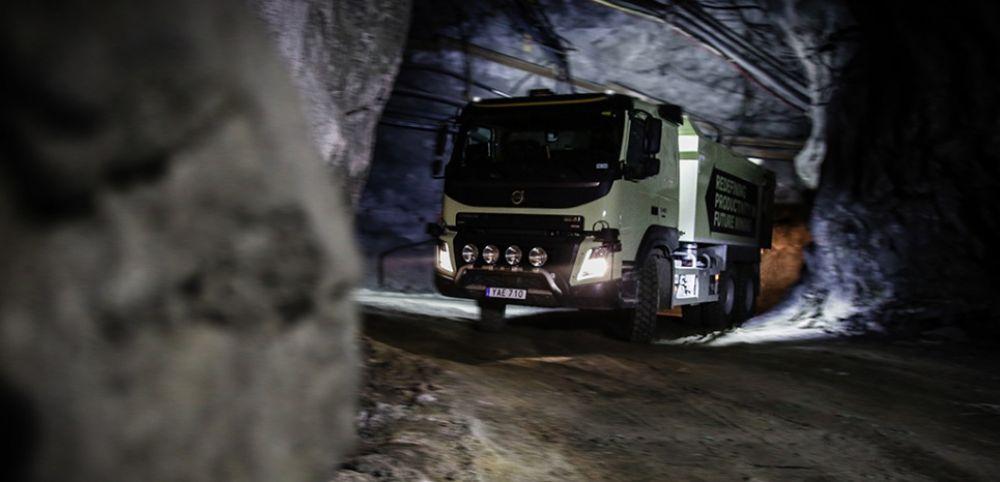 Volvo Trucks and Boliden collaborate on deployment of underground electric trucks for mining