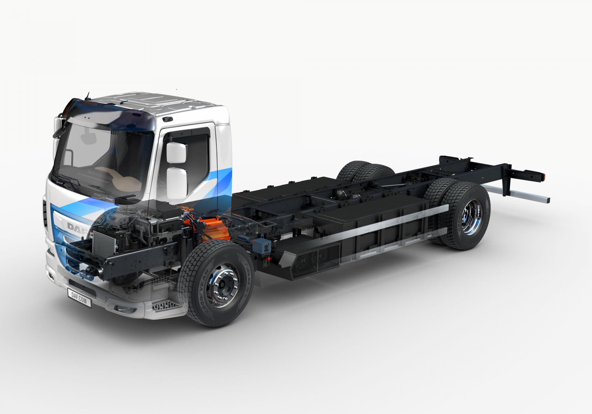 Daf trucks introduces lf electric ghost view