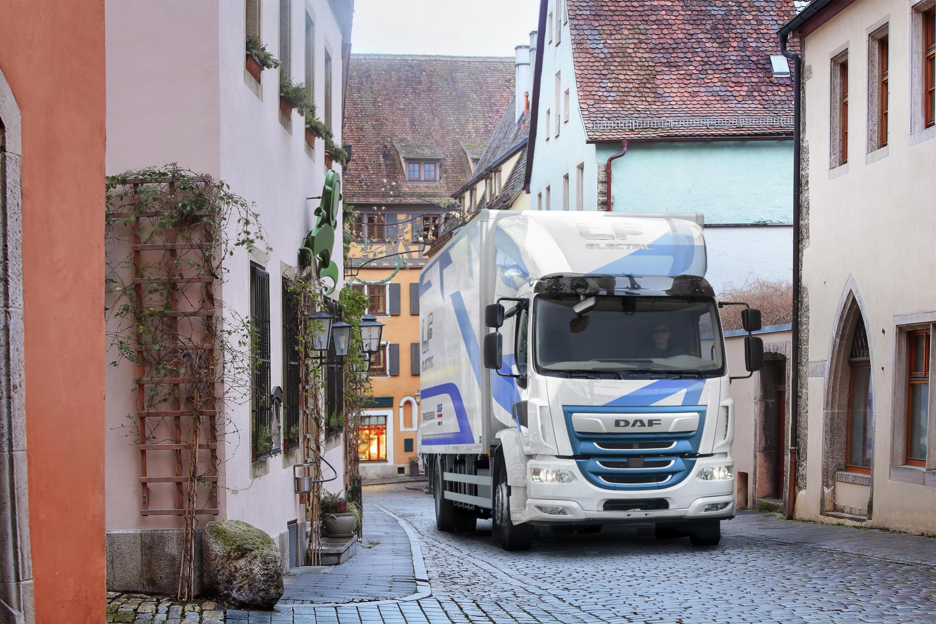 Daf trucks introduces lf electric