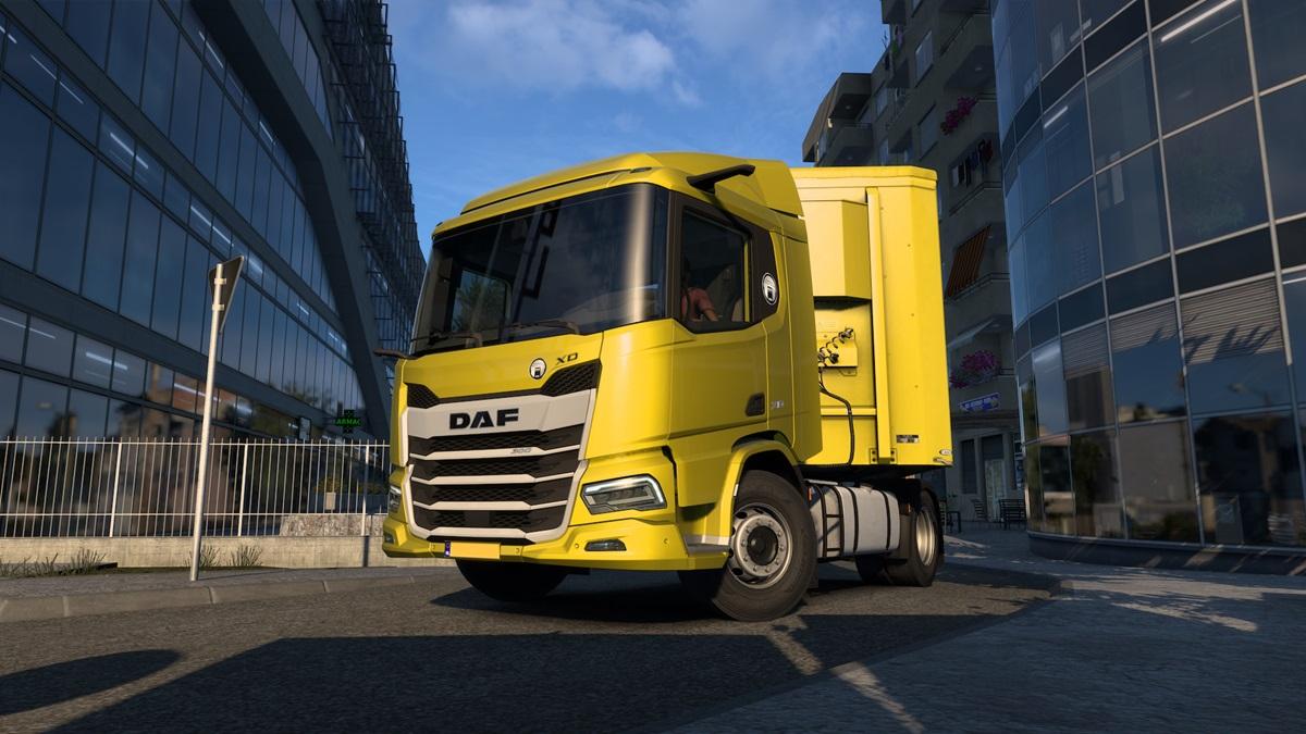 Daf xd first ever distribution truck in ets2