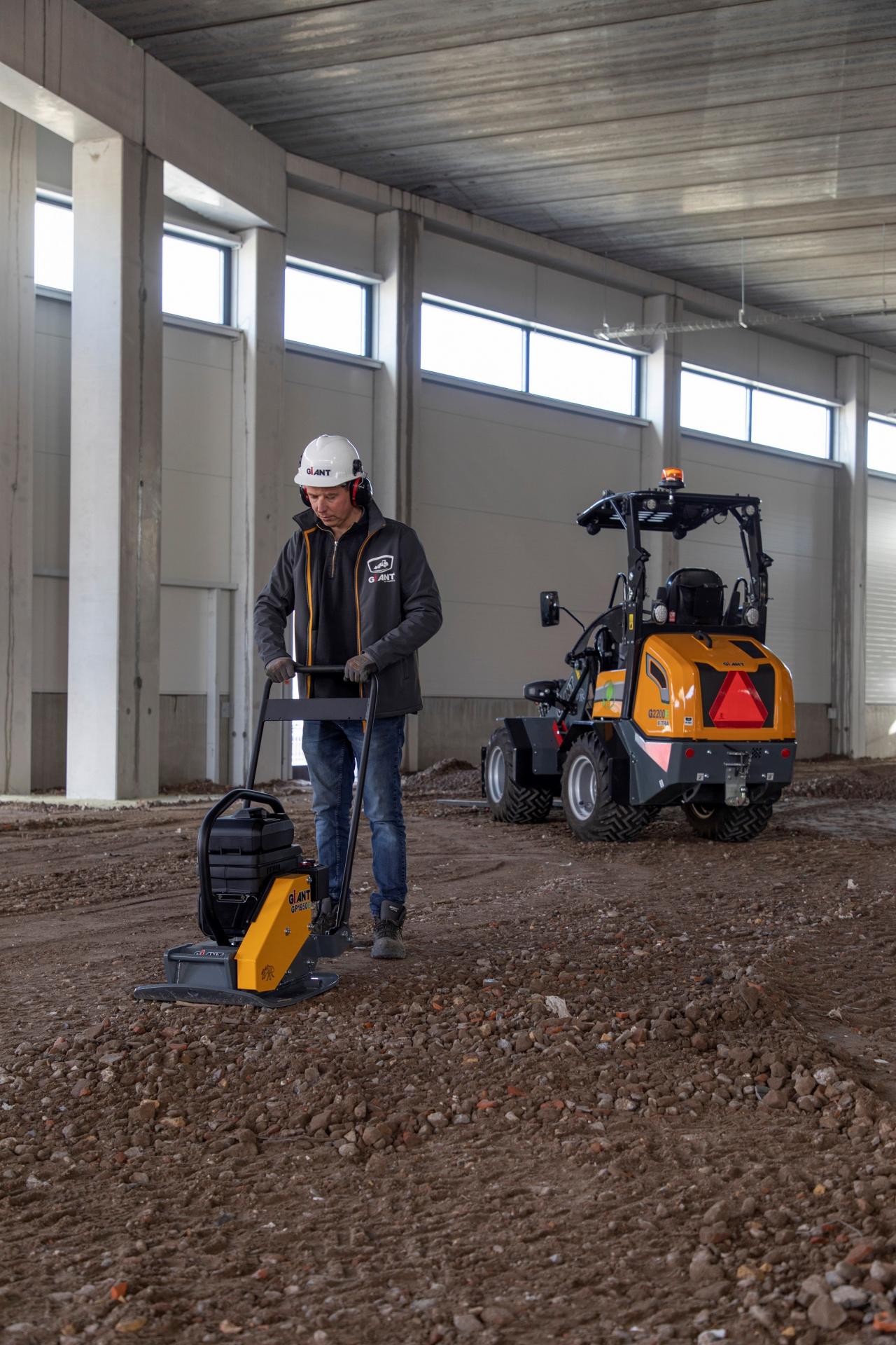 Elektrische plate and wheel loader