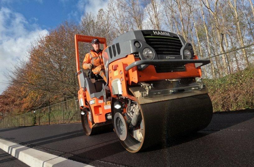 WIRTGEN- Battery-powered electric tandem rollers show their strengths in practice