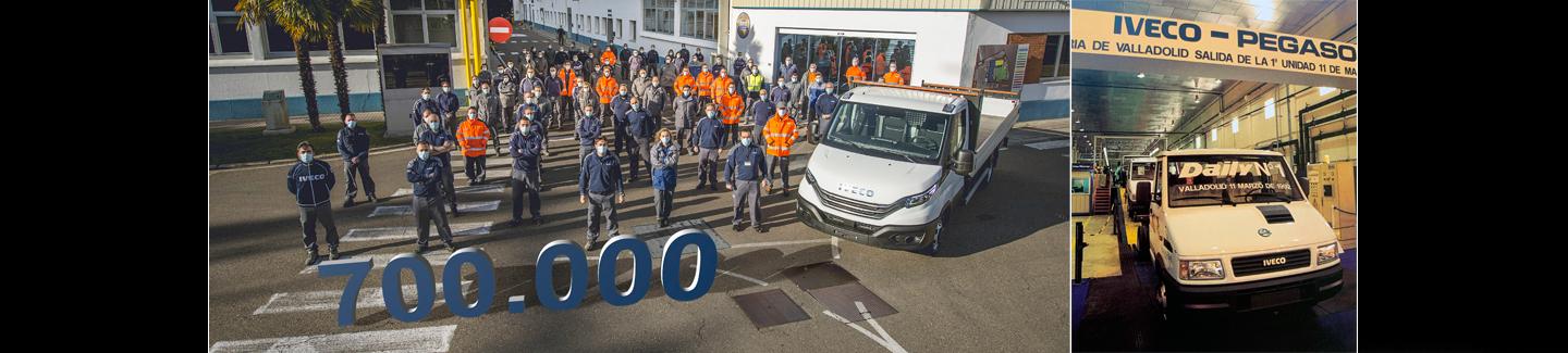 Iveco celebrates 700000th daily produced in valladolid pr