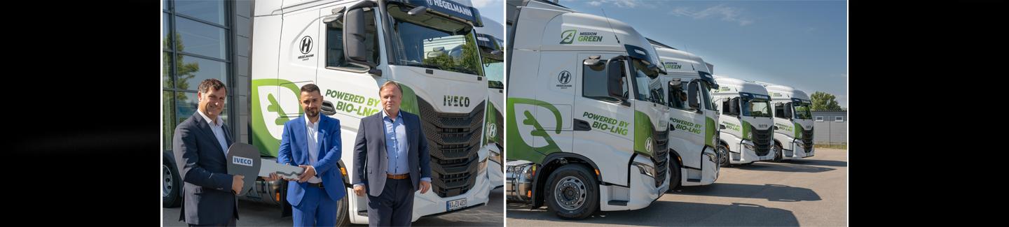 NJC.© -  IVECO to supply Hegelmann Group with a further 150 IVECO S-WAY LNG and 10 IVECO S-WAY CNG tractor units