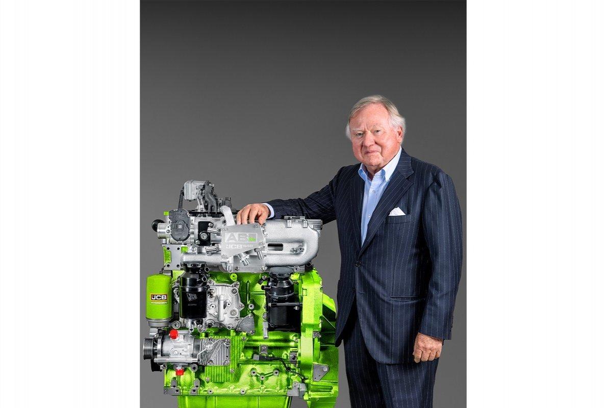 Lord bamford and the jcb hydrogen engine ba4