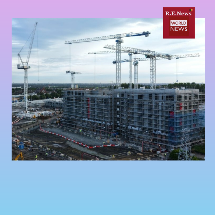 Irish Crane & Lifting supplies five Raimondi flat-tops for one of Ireland´s largest residential developments