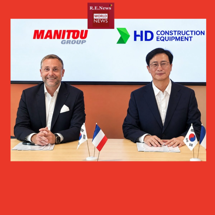 MANITOU Partnership agreement signed between Manitou Group and HD Construction Equipment