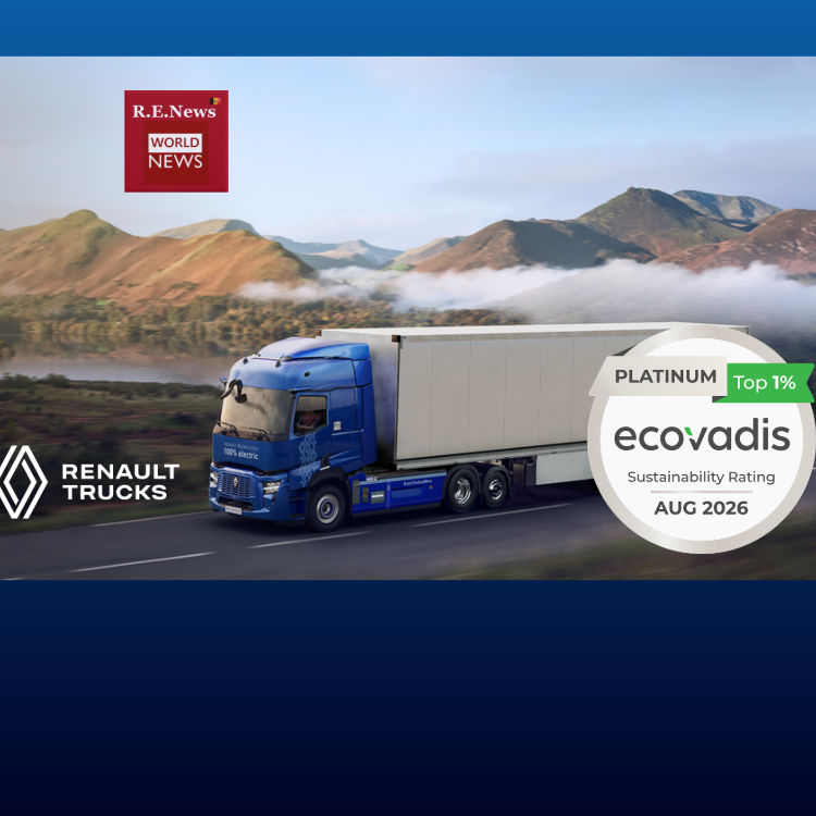 CSR: Renault Trucks wins the Ecovadis Platinum medal and enters the Top 1% of companies