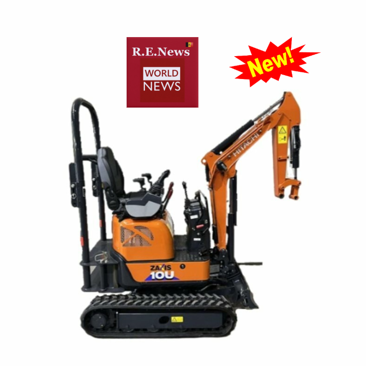 HITACHI The KTEG 10U-6 SL mini excavator makes its debut at Bauma