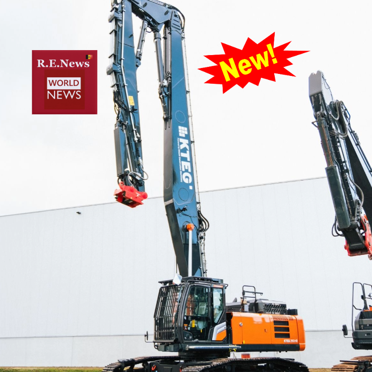 HITACHI KTEG high-reach excavator boosts productivity on demolition projects