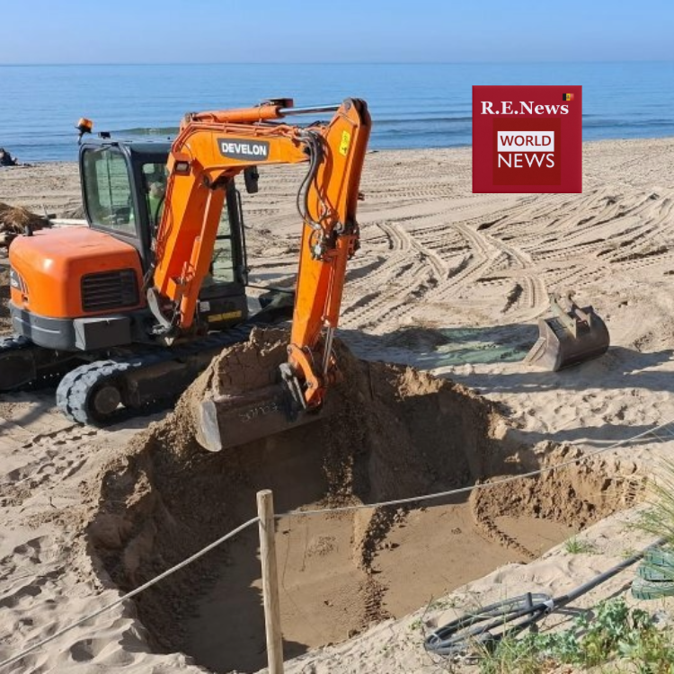 Develon DX62R Mini-Excavator Prepares Coastal Resort for Summer Season