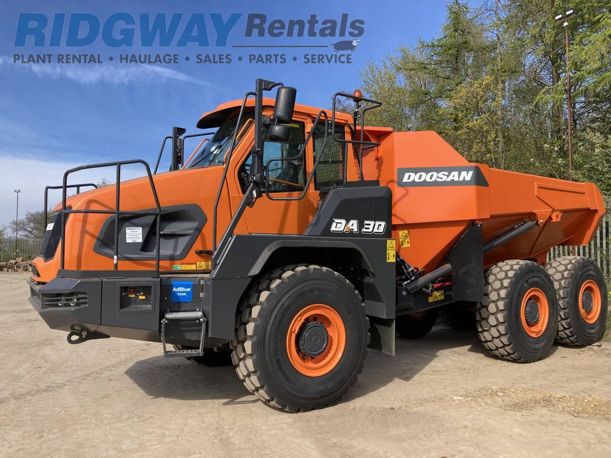 Ridgway rentals add doosan da30 dumptruck to hire fleet