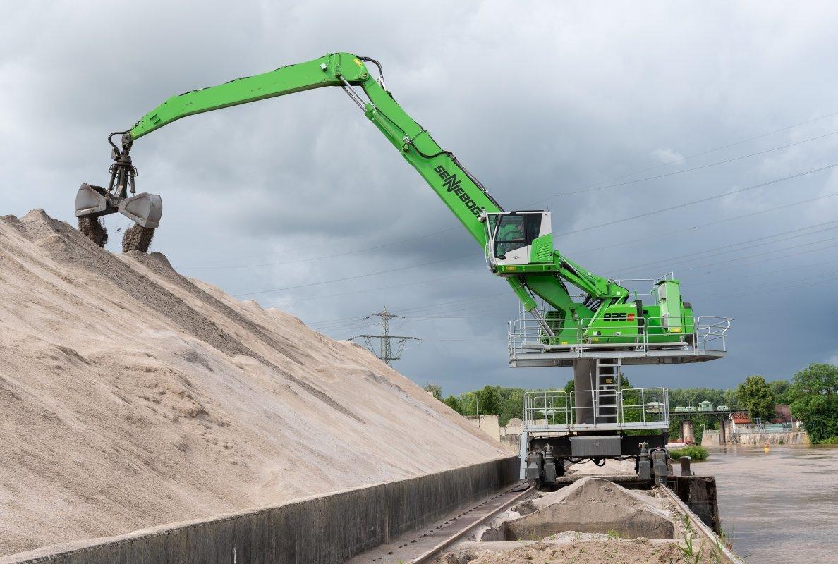 Sennebogen 835 e material handler port valet und ott 1 f52