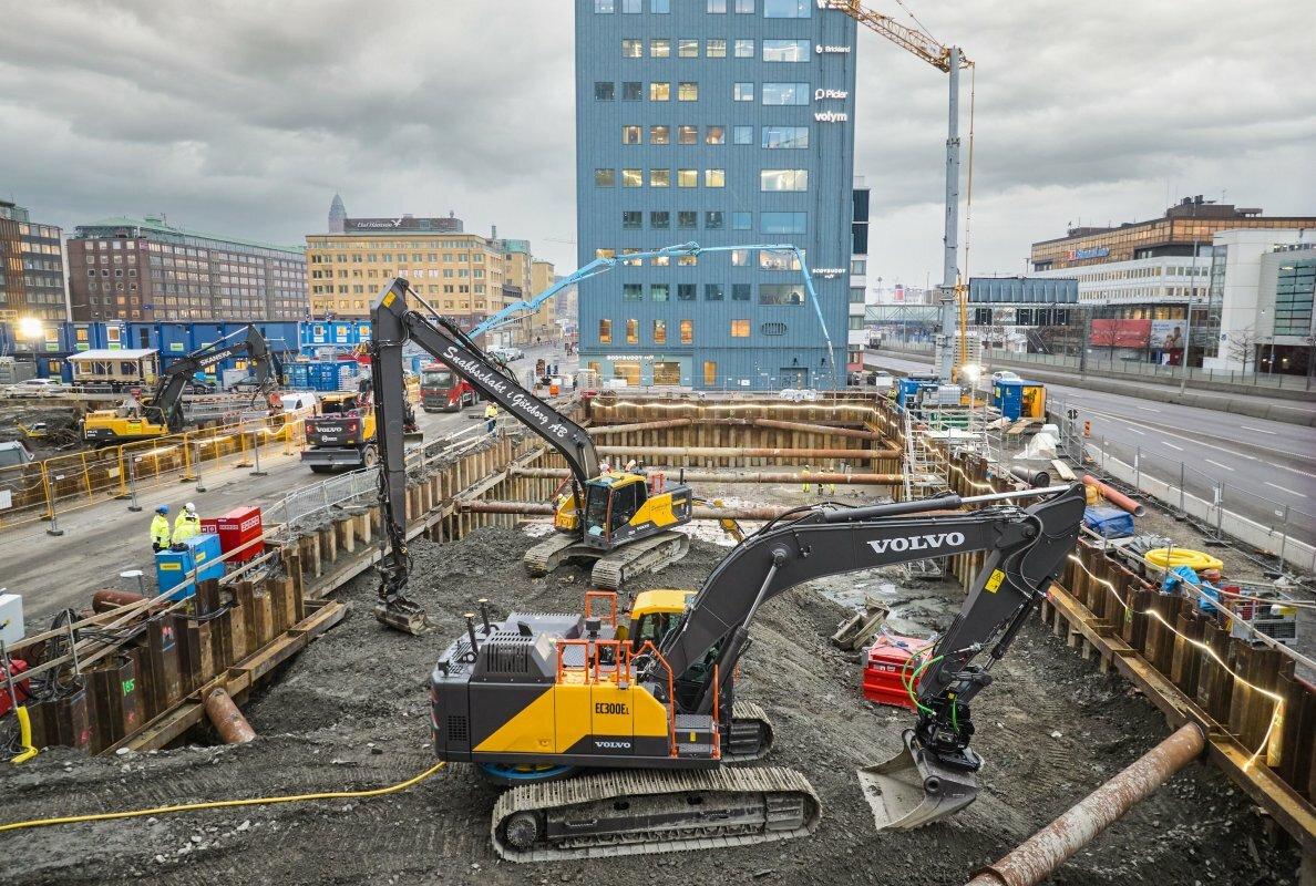 VOLVO CE-Study proves viability of urban electric construction – with big benefits for society
