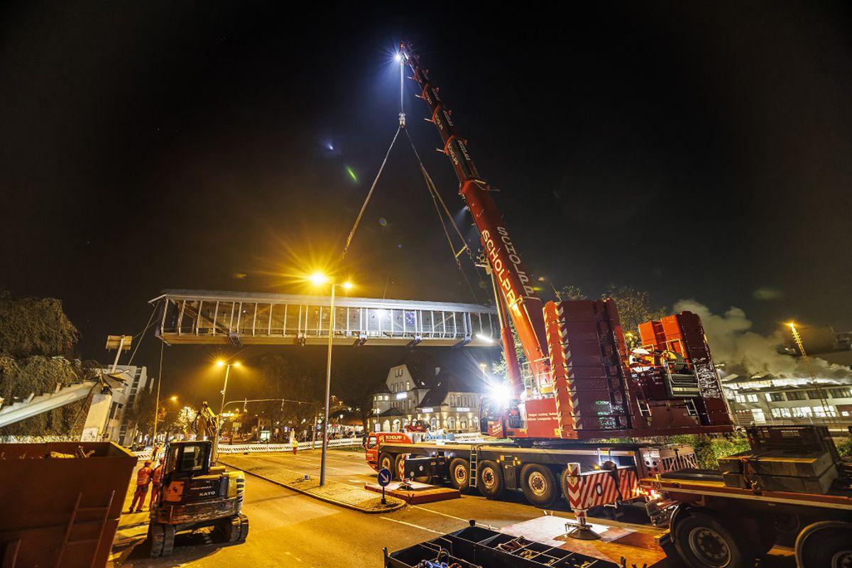 NJC.© - Scholpp’s new Tadano all-terrain Crane shines on German Bridge projects